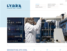 Tablet Screenshot of lydra.it